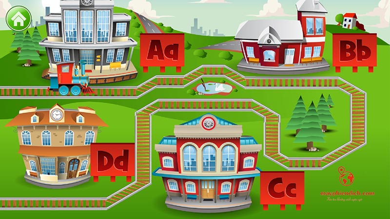 GAME LEARN LETTER NAMES AND SOUNDS WITH ABC TRAINS