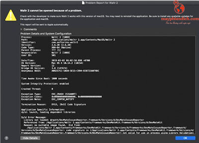 Lỗi cài đặt phần mềm I-Tek trên hệ điều hành Mac Os