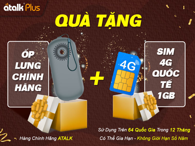 Quà Tặng Đi Kèm Khi Sở Hữu Máy ATalk Plus