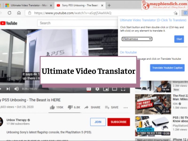 App Xem Phim Có Sub Ultimate Video Translator
