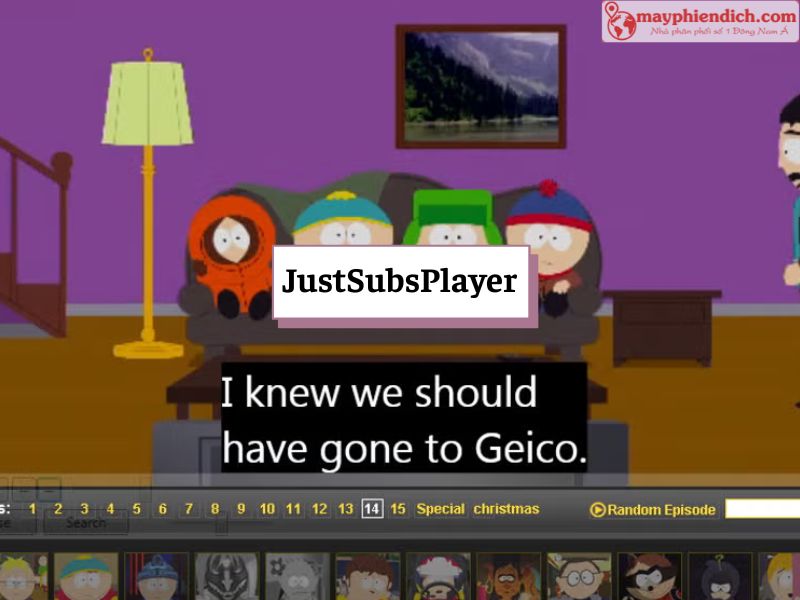 Phần Mềm Phiên Dịch Phim Trên Máy Tính JustSubsPlayer