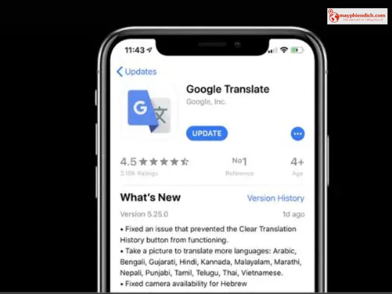 Google Translate - App Dịch Ngay Trên Màn Hình Điện Thoại Tiện Lợi