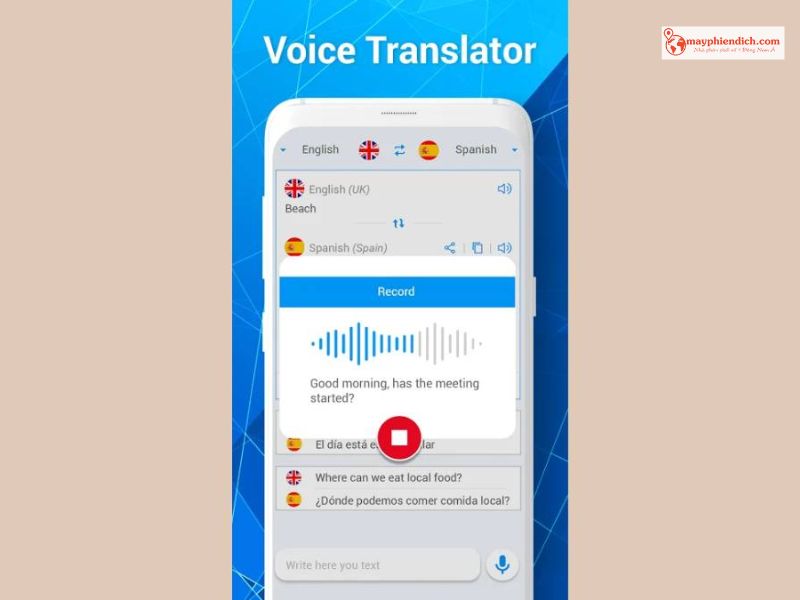 Voice Translator - App Dịch Ngôn Ngữ Nhanh Trên Điện Thoại