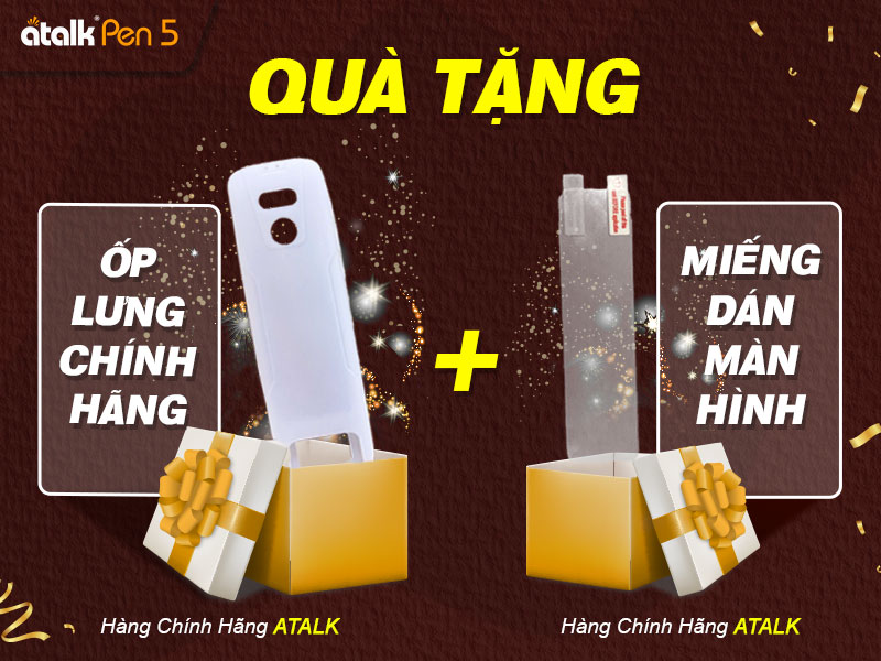 Quà Tặng Đi Kèm Khi Sở Hữu Bút Dịch ATalk Pen 5