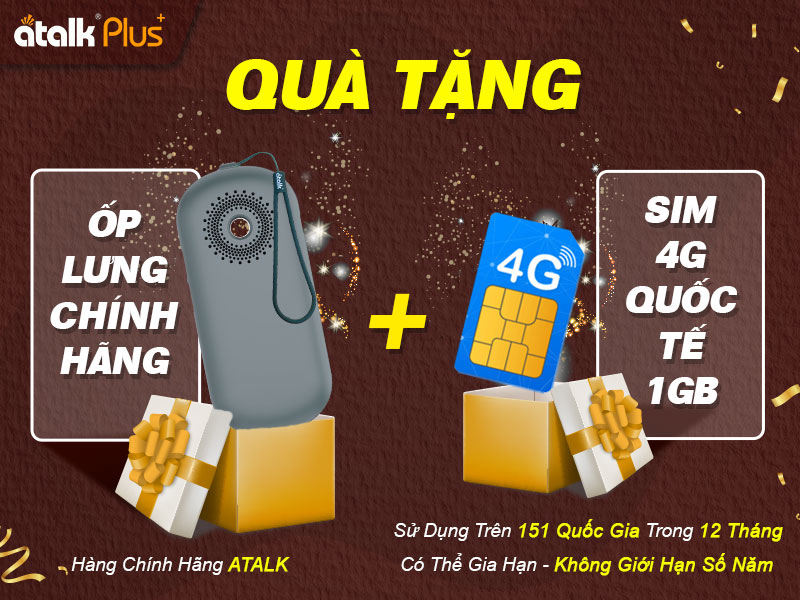 Bộ Quà Tặng Độc Quyền Khi Mua Máy Dịch ATalk Plus+