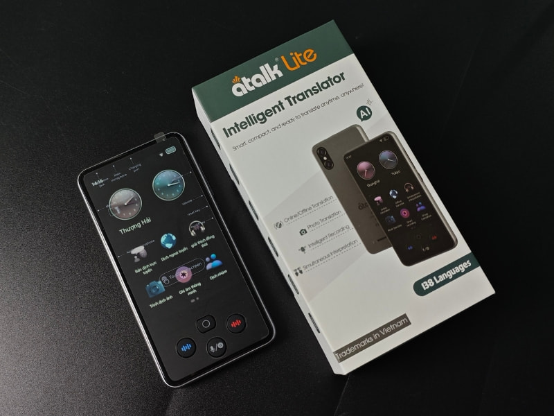 Máy Dịch Ngôn Ngữ Cầm Tay Quốc Dân ATalk Lite