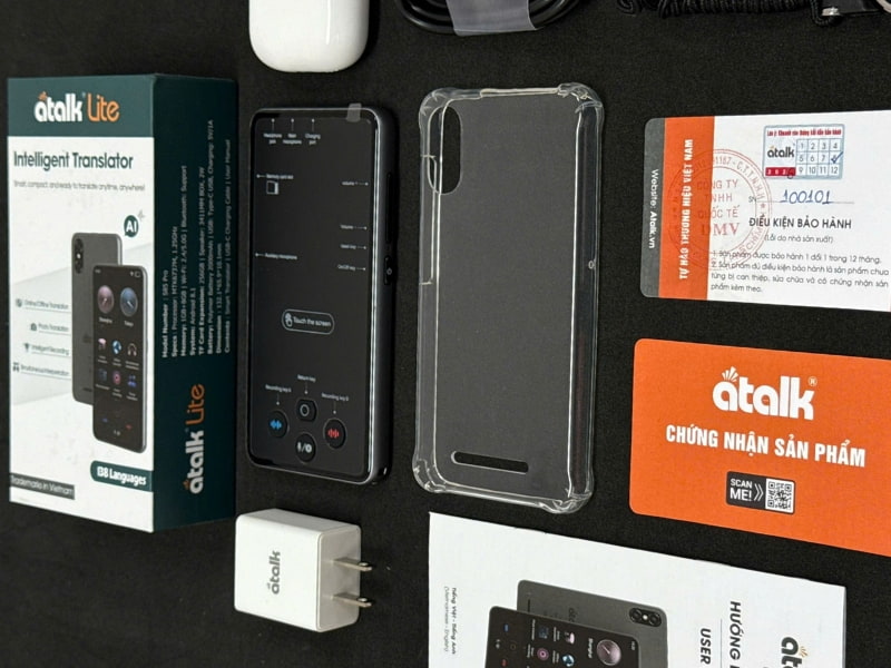 Máy Dịch Ngôn Ngữ Cầm Tay Quốc Dân ATalk Lite