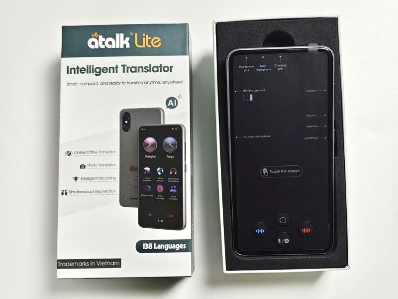 Máy Dịch 2 Chiều Quốc Dân ATalk Lite