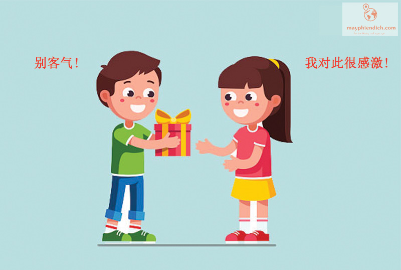 Cách đáp lại lời cảm ơn bằng tiếng Hoa