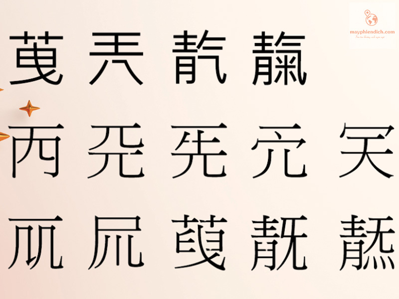 Dị thể của chữ Thiên tiếng Trung