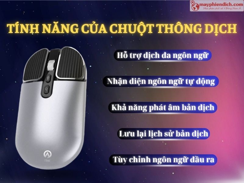 Các Tính Năng Nổi Bật Của Chuột Dịch Thuật Thông Minh