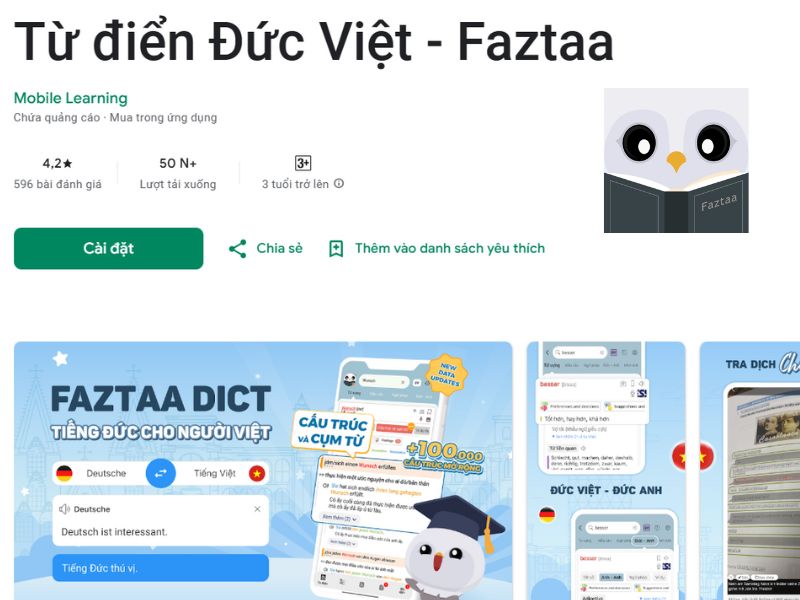 App Nhận Diện Chữ Tiếng Đức Bằng Hình Ảnh Fazta