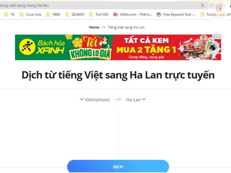 Dịch từ tiếng Việt sang Hà Lan trực tuyến - Lingvanex