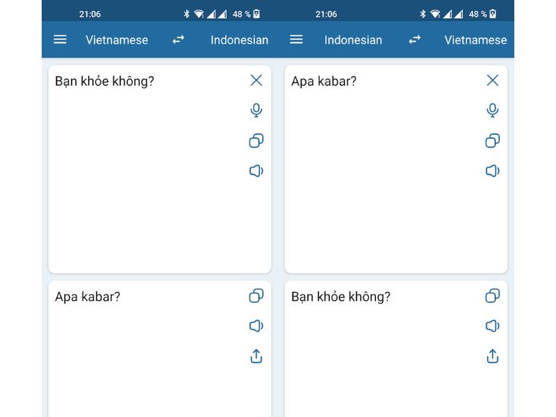 App Indonesia Việt Dịch dịch sang tiếng Indonesia