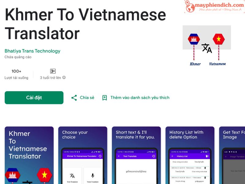 App Dịch Văn Bản Tiếng Khmer Từ Ảnh Khmer To Vietnamese Translator