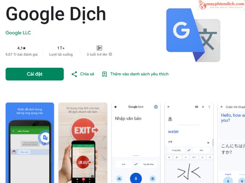 App Phiên Dịch Tiếng Pháp Bằng Chụp Ảnh Google Translate