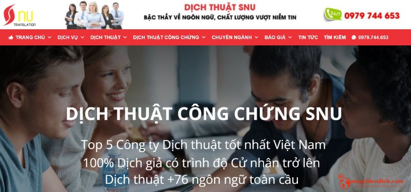 Dịch Thuật SNU là đơn vị có hơn 15 năm hoạt động trong lĩnh vực dịch tiếng Bangladesh