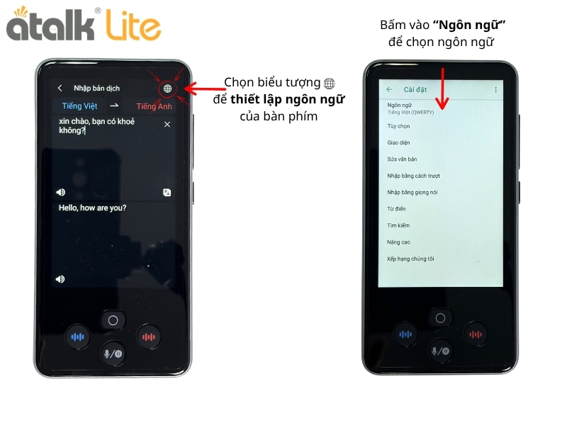 Cách Cài Đặt Ngôn Ngữ Bàn Phím Khi Dịch Văn Bản