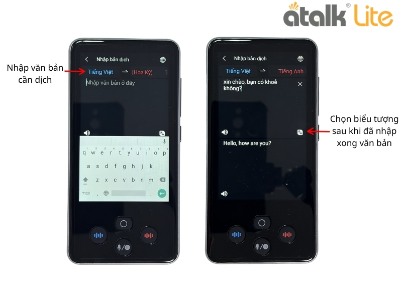 Nhập Văn Bản Để Dịch Thuật