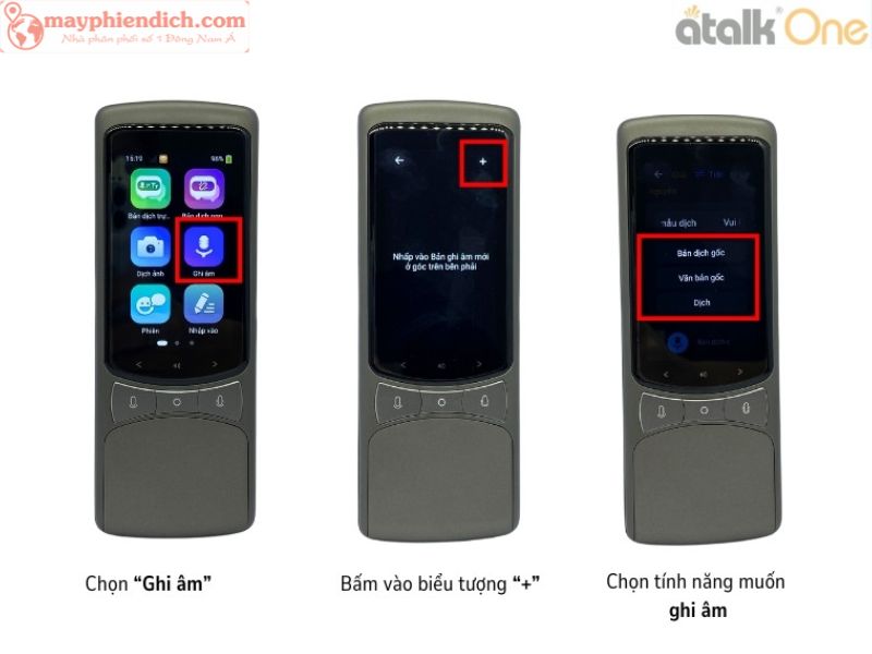 Cách Sử Dụng Tính Năng Dịch Ghi Âm Trên Máy Phiên Dịch Trục Tiếp ATalk One