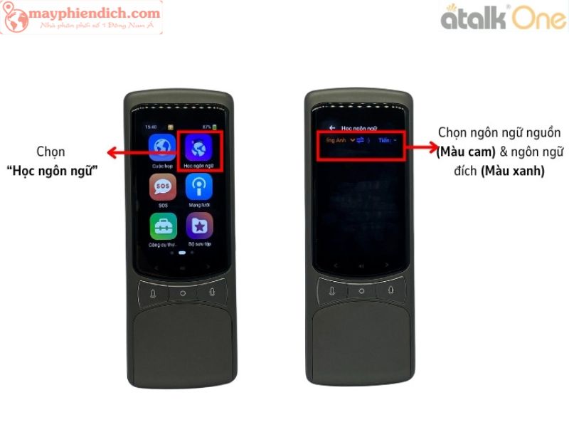 Hướng Dẫn Cách Sử Dụng Tính Năng Dịch Giọng Nói Offline Của ATalk One