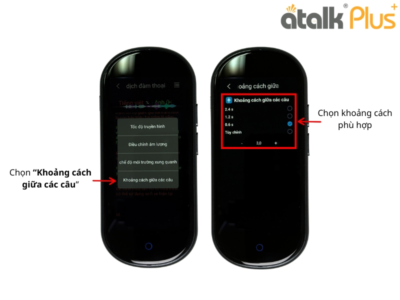 Điều Chỉnh Khoảng Cách Giữa Các Câu Dịch
