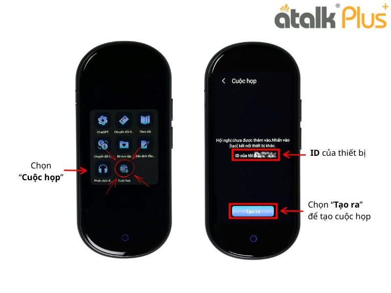 Hướng Dẫn Sử Dụng Tính Năng Dịch Hội Nhóm Trên Máy ATalk Plus+ Phiên Bản Mới