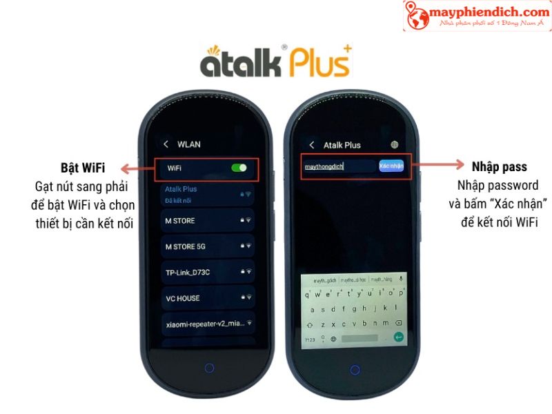 Bật Thanh Ngang Để Kết Nối Wi-Fi Cho Thiết Bị