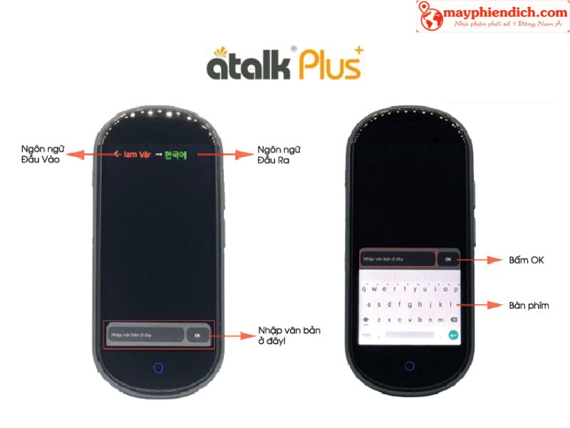 Hướng Dẫn Sử Dụng Tình Năng Dịch Văn Bản Trên Máy Phiên Dịch Cầm Tay ATalk Plus+