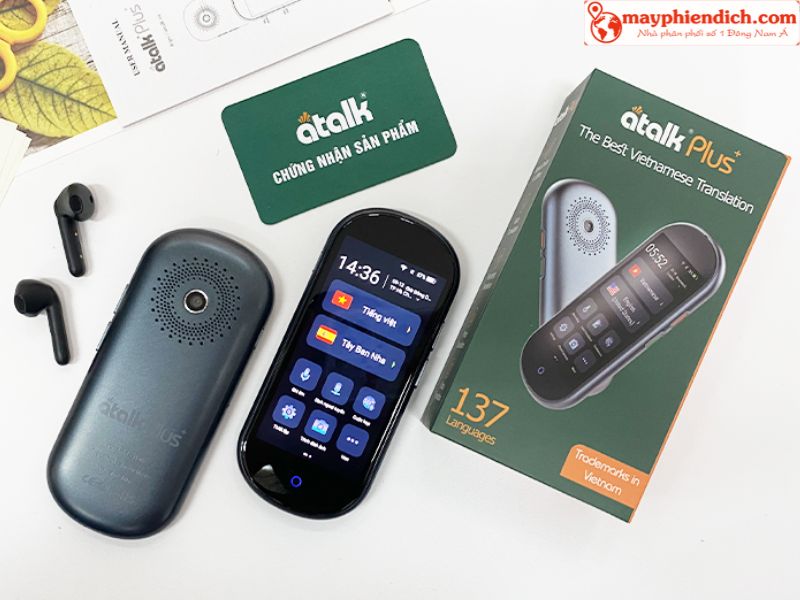 Máy Dịch Ngôn Ngữ Cầm Tay ATalk Plus+