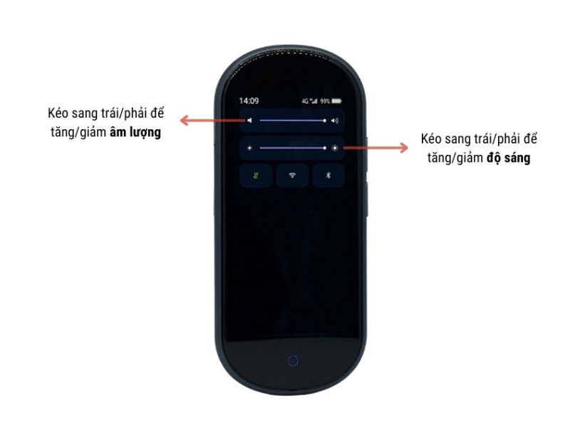 Điều Chỉnh Độ Sáng Và Âm Lượng Cho Thiết Bị