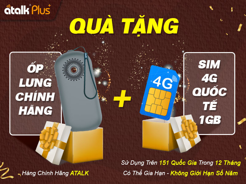Quà Tặng Đi Kèm Khi Sở Hữu Máy Dịch Ngôn Ngữ ATalk Plus+ 137 Ngôn Ngữ