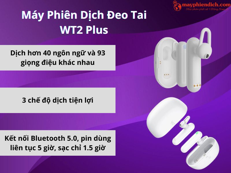 Tai Nghe Dịch Thuật WT2 Plus