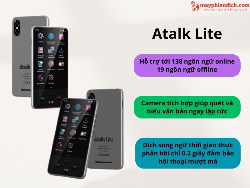 Máy Dịch Thông Minh ATalk Lite