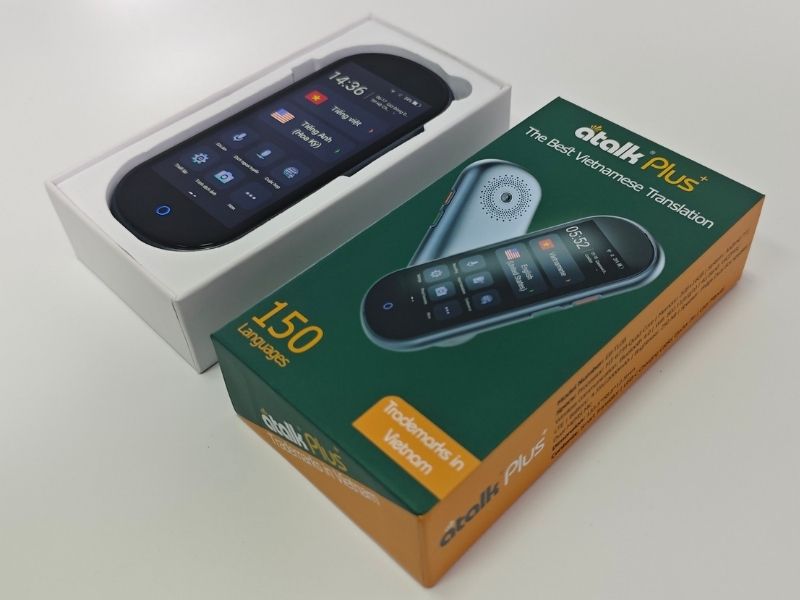 Máy Phiên Dịch Tiếng Ấn Độ ATalk Plus+ - Dịch Tự Động Không Cần Bấm Nút