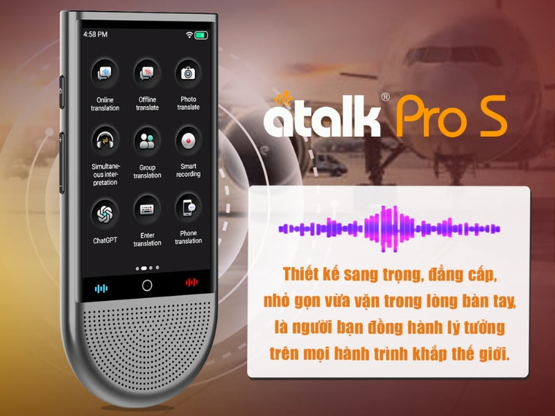 Máy Dịch 2 Chiều Tiếng Hà Lan - Việt ATalk Pro S