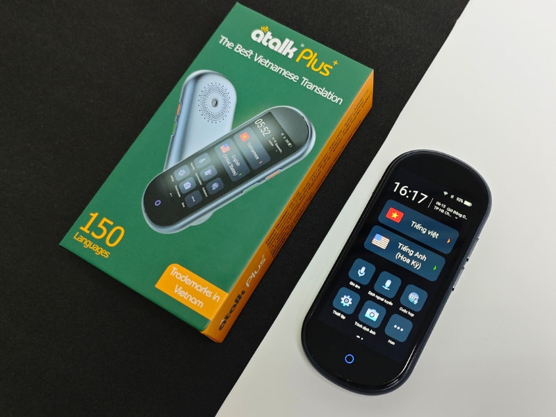 Máy Dịch Tiếng Indonesia ATalk Plus+ - Dịch Tự Động Không Cần Bấm Nút