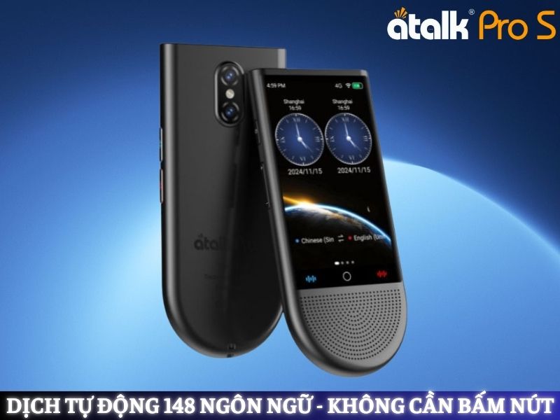 Máy Dịch 2 Chiều Tiếng Mông Cổ - Việt ATalk Pro S