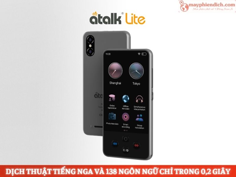 Máy Dịch Đa Ngôn Ngữ Cầm Tay ATalk Lite