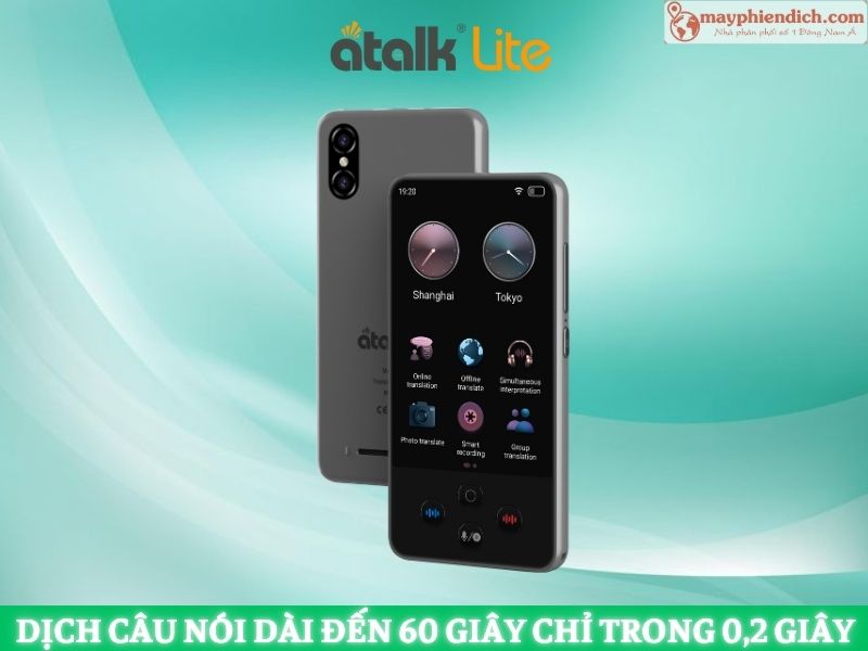 Máy Phiên Dịch 2 Chiều Tiếng Phúc Kiến - Việt ATalk Lite