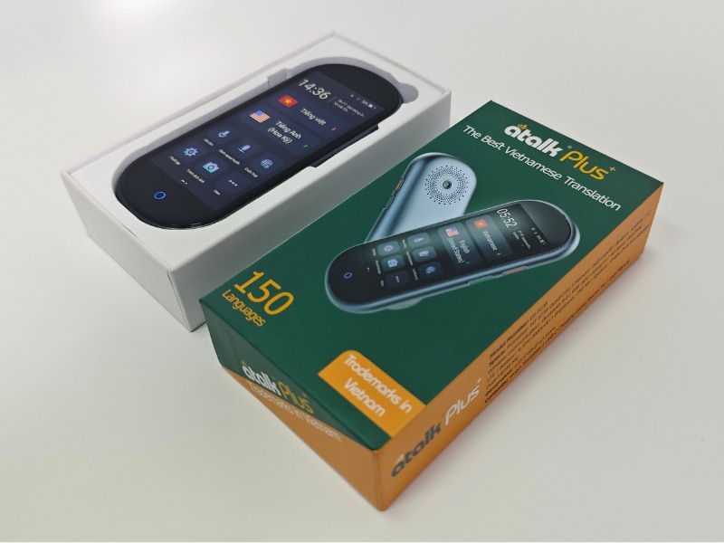 Máy Thông Dịch Tiếng Tây Ban Nha ATalk Plus+ - Dịch Tự Động 150 Ngôn Ngữ Không Cần Bấm Nút