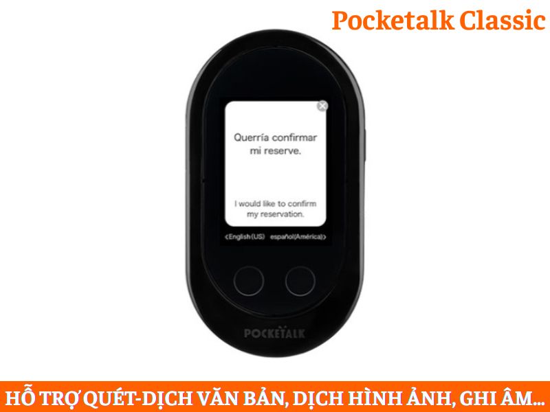Thiết Bị Hỗ Trợ Phiên Dịch Tiếng Thái Pocketalk Classic