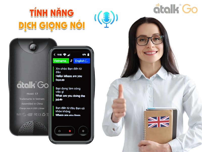 máy phiên dịch ngôn ngữ Trung Atalk go