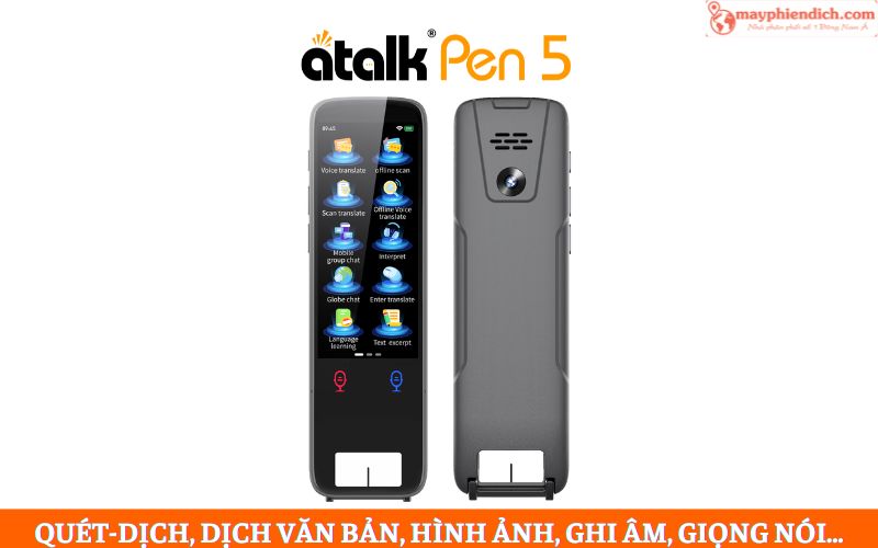 Bút Dịch Đa Ngôn Ngữ Cầm Tay ATalk Pen 5