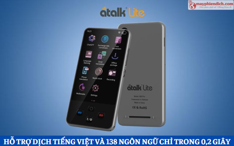 Máy Dịch Ngoại Ngữ ATalk Lite