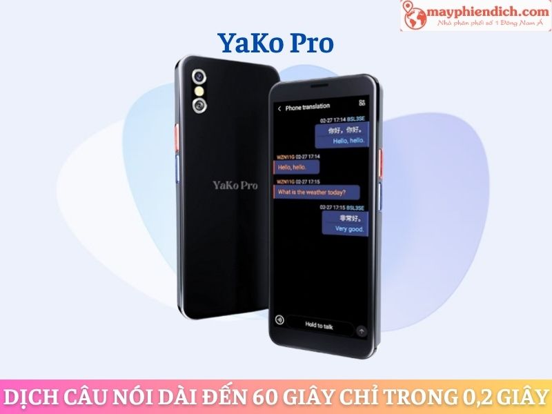 Máy Dịch Đa Ngôn Ngữ YaKo Pro