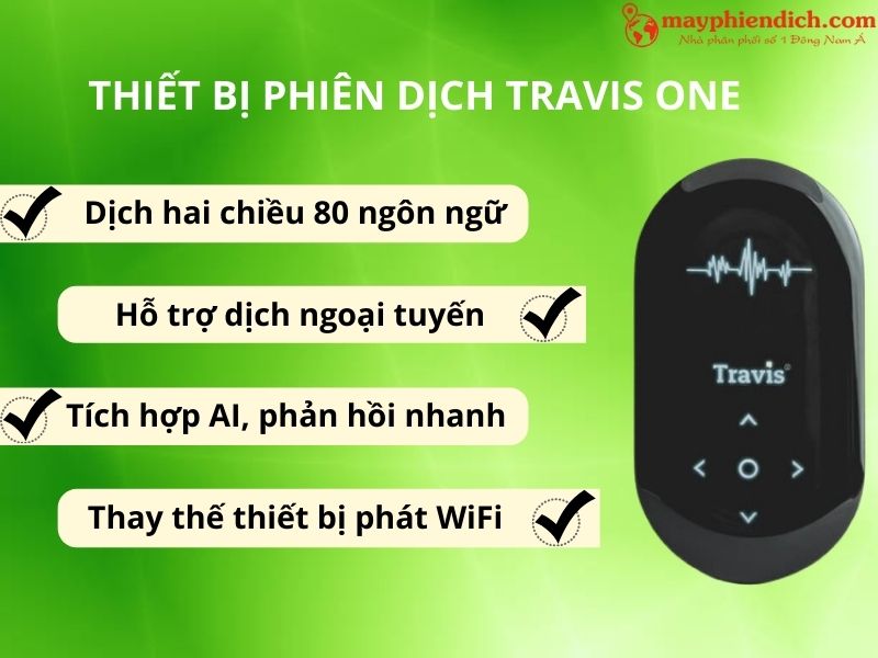 Máy Phiên Dịch Trực Tiếp Travis One
