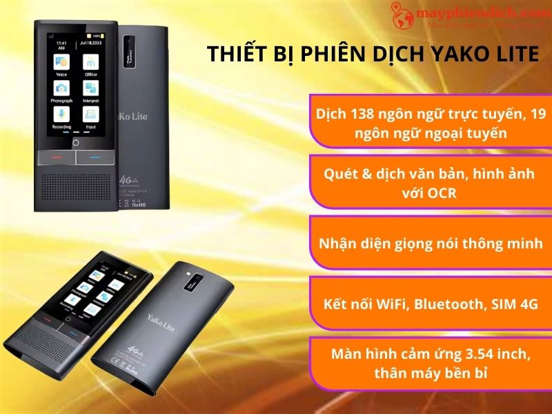 Thiết Bị Phiên Dịch YaKo Lite