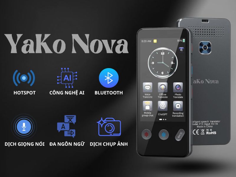 Máy Dịch Ngôn Ngữ YaKo Nova