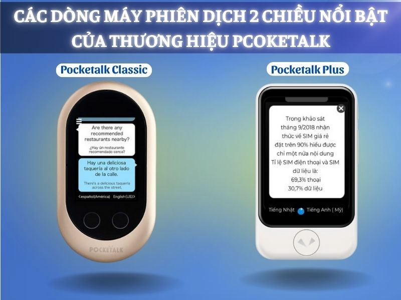 Các Dòng Máy Dịch Ngôn Ngữ Vượt Trội Của Thương Hiệu Pocketalk